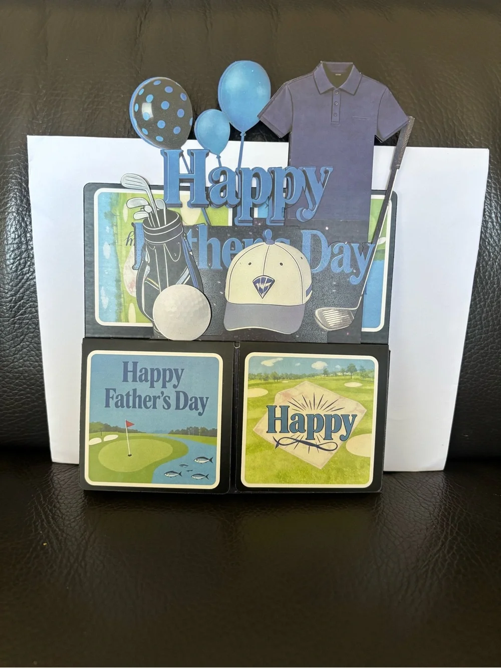Father's Day Golf Pop-Up Card